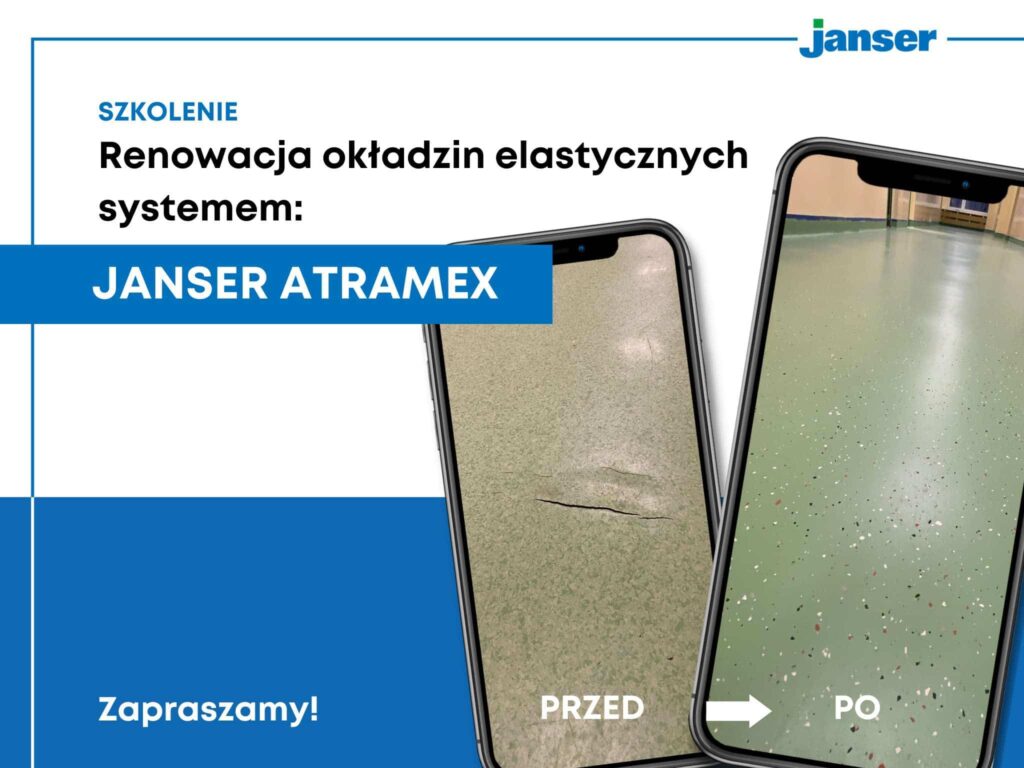 Zaproszenie na szkolenie: renowacja wykÅ‚adzin PVC systemem Janser Atramex
